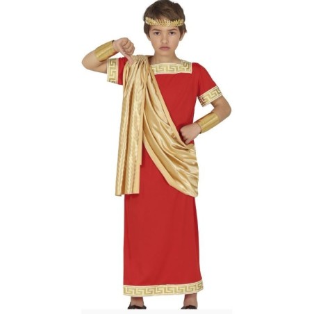 DISFRAZ DE ROMANO ROJO INFANTIL