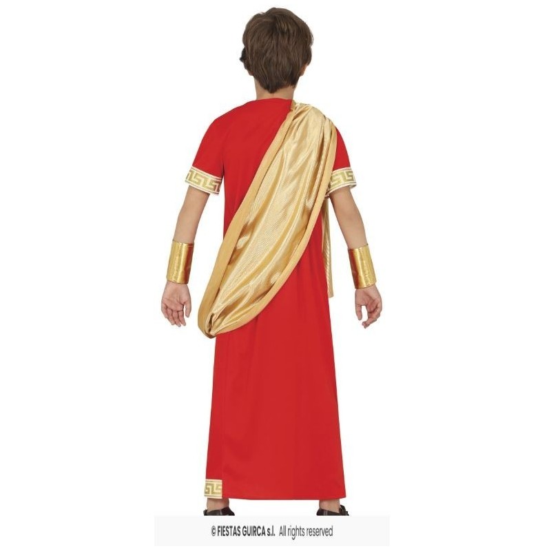 DISFRAZ DE ROMANO ROJO INFANTIL
