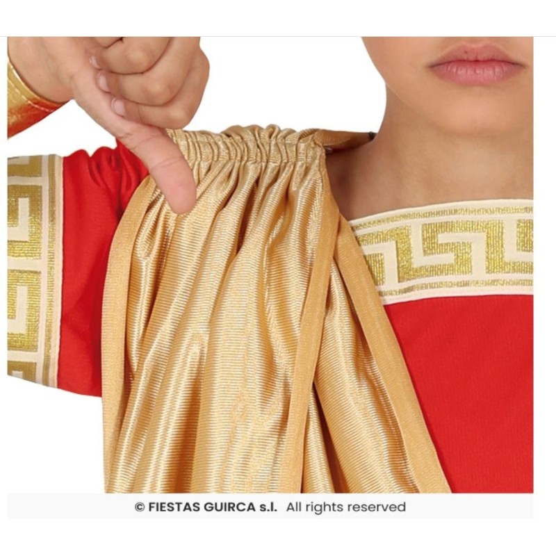 DISFRAZ DE ROMANO ROJO INFANTIL