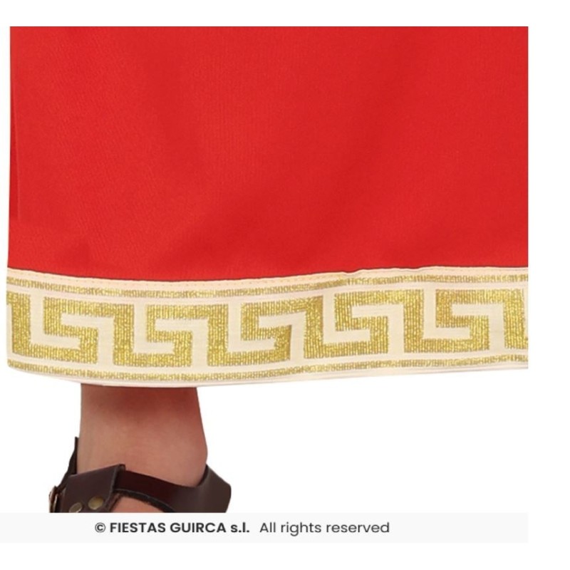 DISFRAZ DE ROMANO ROJO INFANTIL