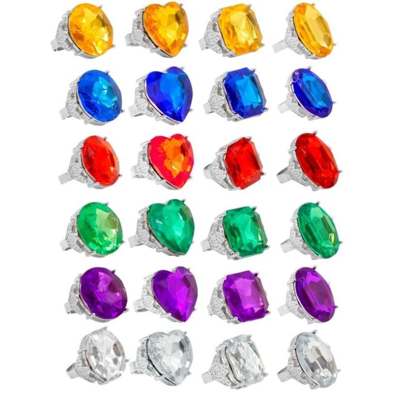 ANILLO GIGANTE LUJO DE COLORES 