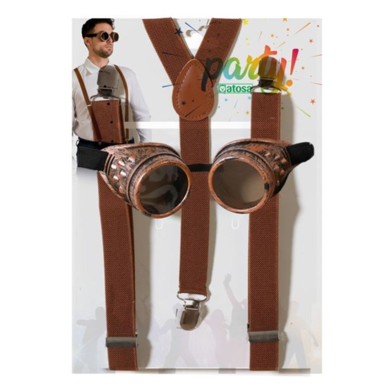 GAFAS Y TIRANTES STEAMPUNK