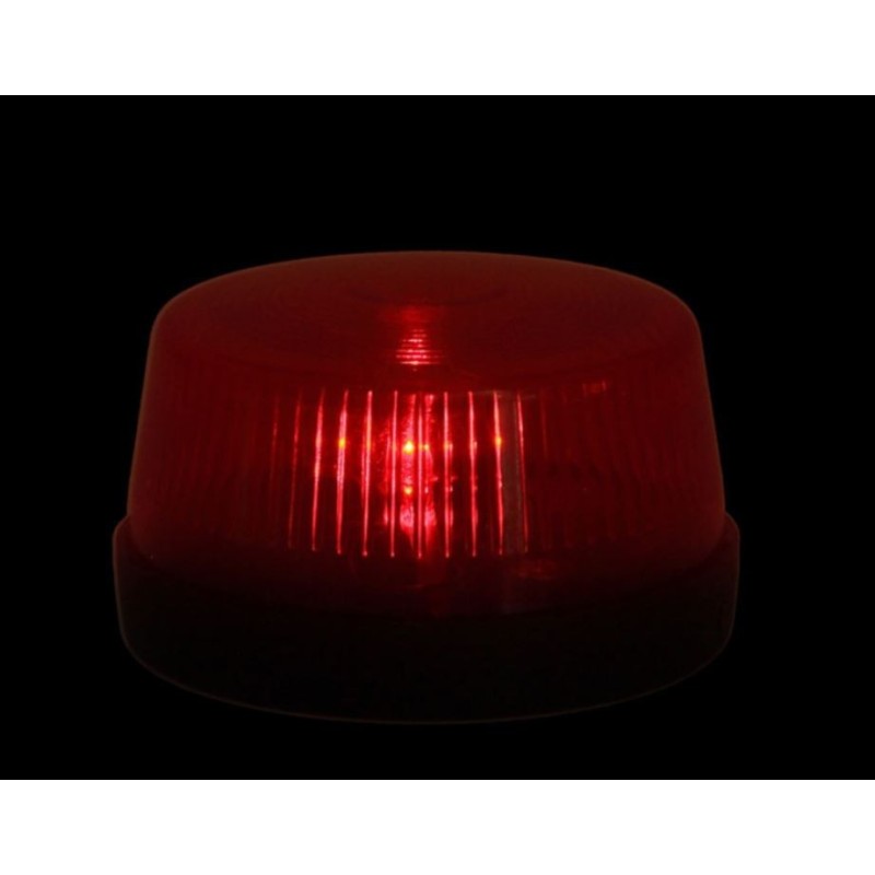 LUZ DE EMERGENCIA PARPADEANTE ROJA CON SIRENA
