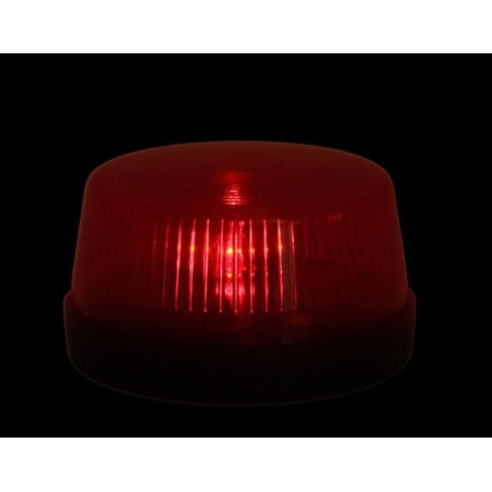 LUZ DE EMERGENCIA PARPADEANTE ROJA CON SIRENA