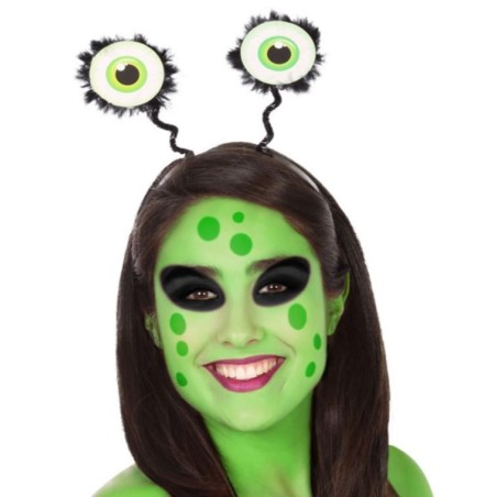 DIADEMA ALIEN VERDE