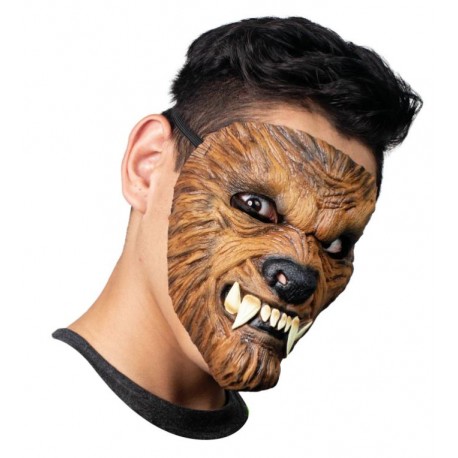 CARETA HOMBRE LOBO MEDIA CARA