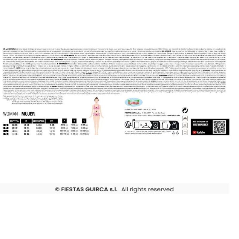 DISFRAZ DE VAQUERA INFANTIL