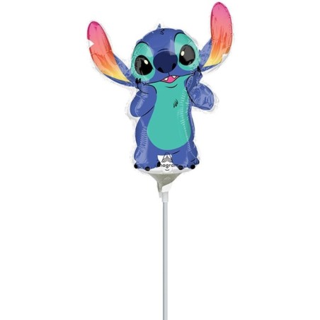 GLOBO MINI CON PALITO STITCH