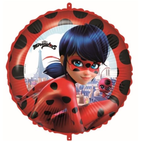 GLOBO FOIL LADYBUG CON CINTA Y PESO