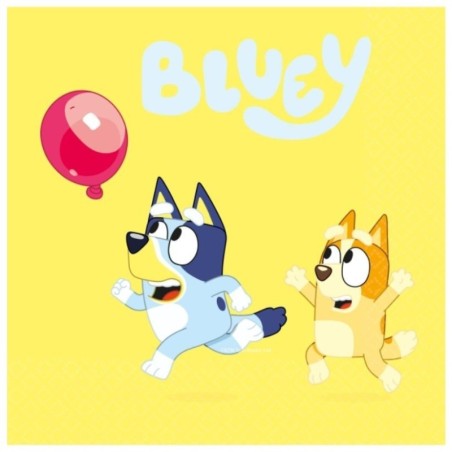 SERVILLETAS DE BLUEY 33X33 CM