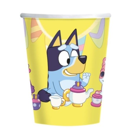 VASOS PAPEL BLUEY 266 ML