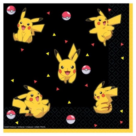 SERVILLETAS POKEMON 33 X 33 CM