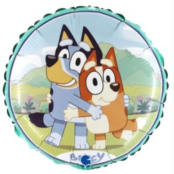 GLOBO FOIL REDONDO BLUEY 45 CM