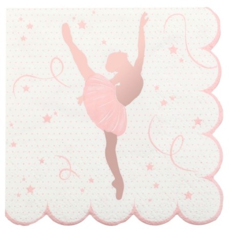 SERVILLETAS BAILARINA 25X25 CM