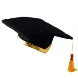 GORRO BIRRETE GRADUADO FIELTRO