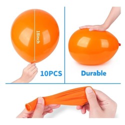 GLOBOS LÁTEX COLOR 45 CM, 10 UND 2