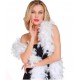 BOA DE PLUMAS BLANCA CON ESPUMA