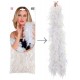 BOA DE PLUMAS BLANCA CON ESPUMA