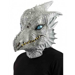 CARETA DRAGÓN BLANCO LÁTEX