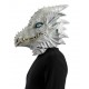 CARETA DRAGÓN BLANCO LÁTEX