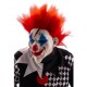 CARETA DE PAYASO DIABÓLICO CON PELO