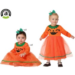 DISFRAZ DE CALABAZA NIÑA