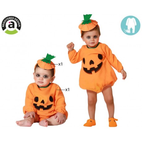 DISFRAZ DE CALABAZA INFANTIL