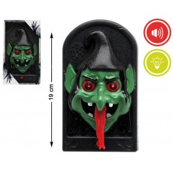 TIMBRE COLGANTE PUERTA BRUJA HALLOWEEN