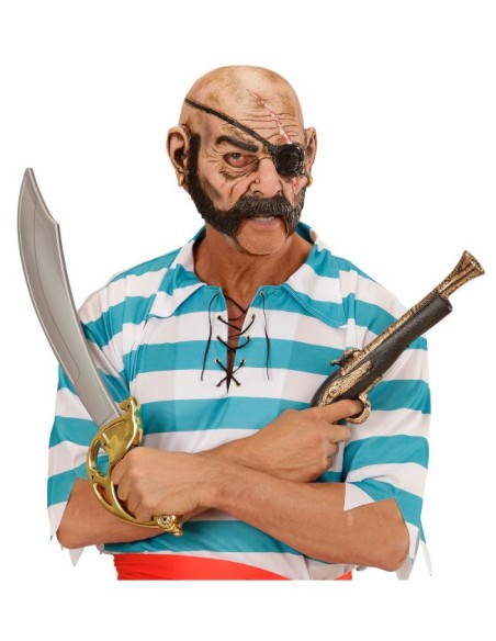 CARETA 3/4 PIRATA BOCA ABIERTA INFANTIL