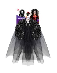 DIADEMA 6 ROSAS NEGRAS 2