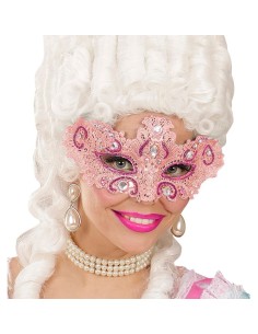 ANTIFAZ NOBLE DE ENCAJE DECORADO 