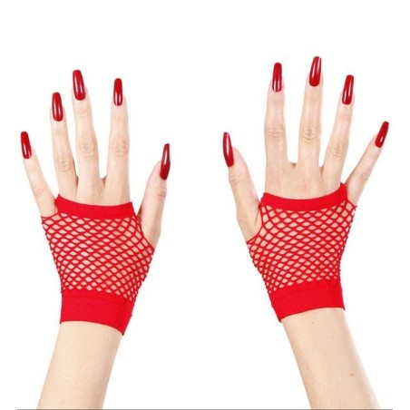 GUANTES DE RED SIN DEDOS ROJOS                    