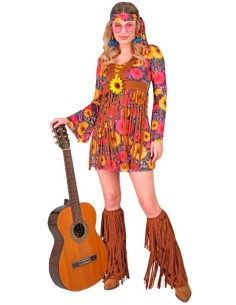 DISFRAZ DE HIPPIE MUJER