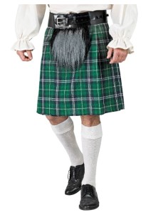 FALDA ESCOCESA CON MONEDERO DE PELUCHE