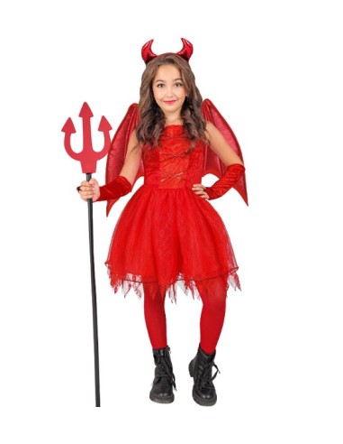 DISFRAZ DE DIABLESA INFANTIL