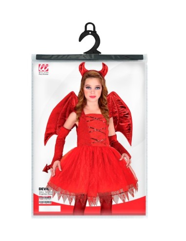 DISFRAZ DE DIABLESA INFANTIL