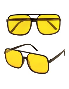 GAFAS DE HIP HOP DE LOS 90 AMARILLAS