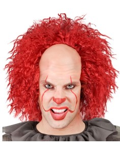 PELUCA CON PELO Y CALVA DE PAYASO