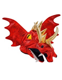 SOMBRERO DRAGÓN ROJO