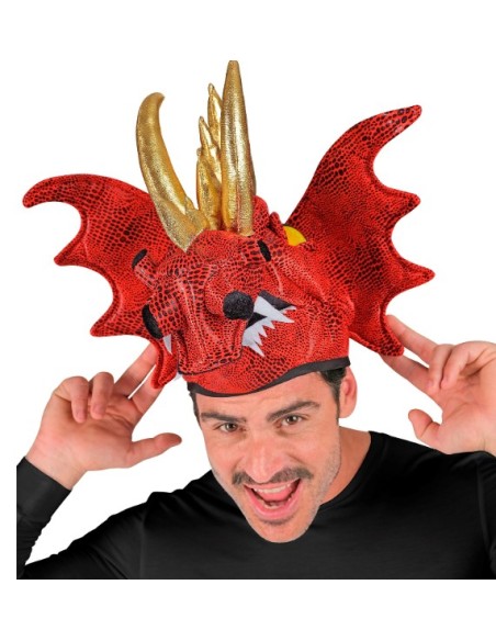 SOMBRERO DRAGÓN ROJO