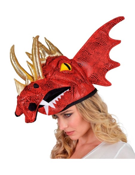 SOMBRERO DRAGÓN ROJO