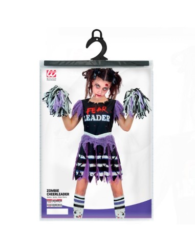 DISFRAZ DE ZOMBIE CHEERLEADER INFANTIL