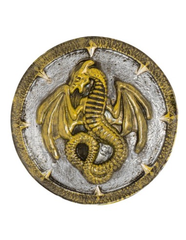 ESCUDO DRAGÓN CON ASAS DE AGARRE