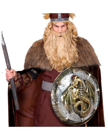 ESCUDO DRAGÓN CON ASAS DE AGARRE