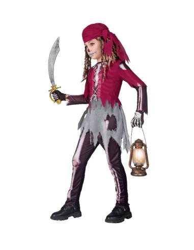 DISFRAZ DE ESQUELETO PIRATA INFANTIL