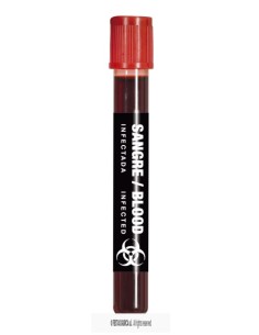 TUBO DE SANGRE DECORATIVO DE 15 ML