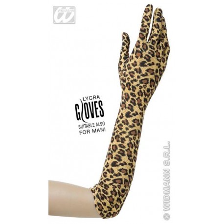 GUANTES LARGOS LEOPARDO 