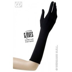 GUANTES LARGOS NEGROS 