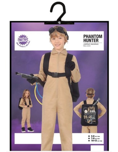 DISFRAZ DE CAZAFANTASMA INFANTIL