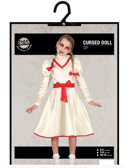 DISFRAZ MUÑECA MALDITA INFANTIL